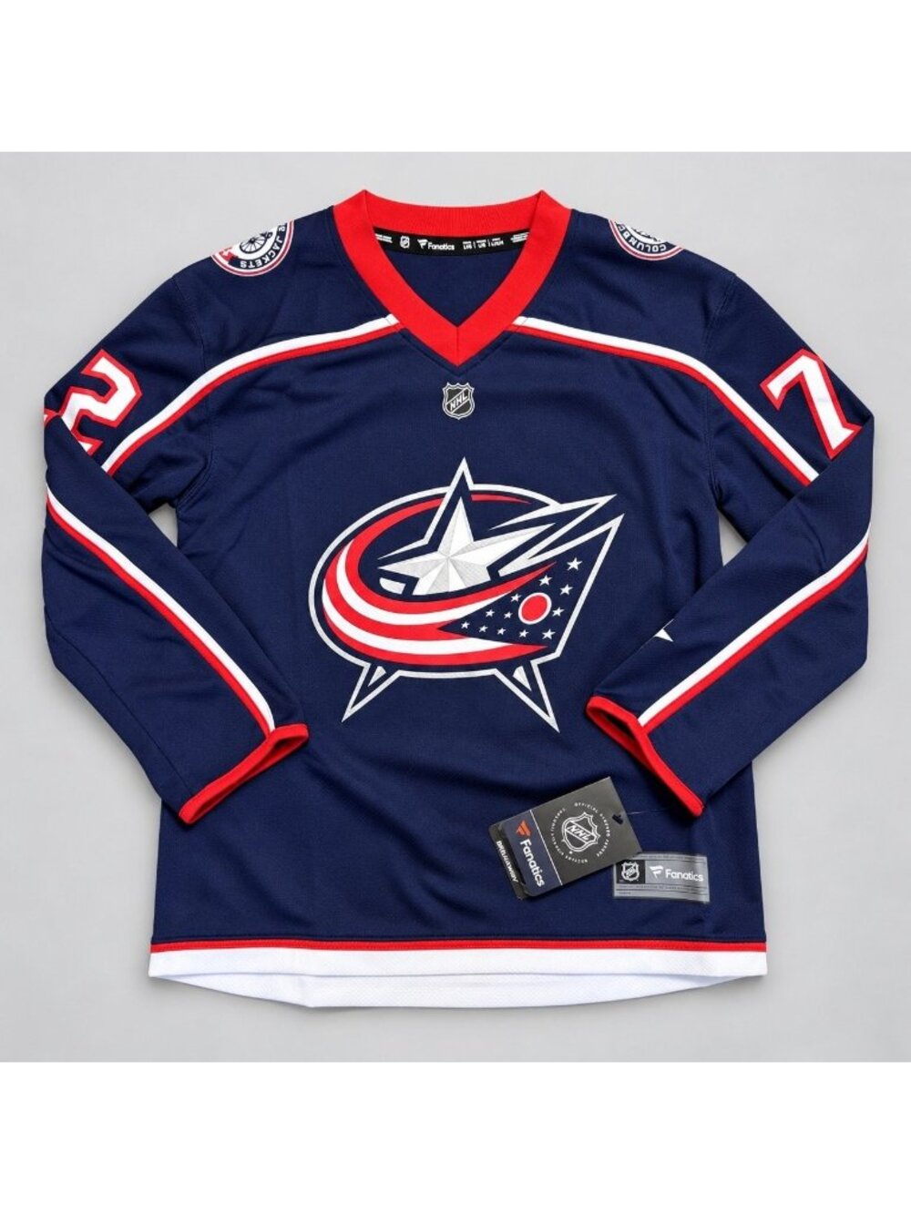 Columbus Blue Jackets Sergei Bobrovsky #72 Fanatics Breakaway Youth Jersey S/M